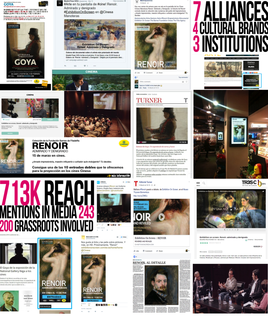 360º Film marketing - Exhibition on Screen